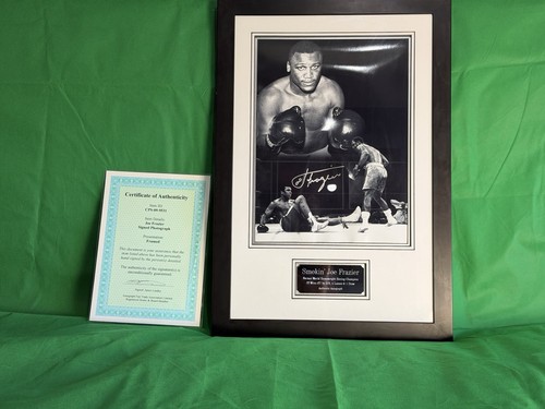 Smoking joe frazier signed - smoking,