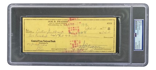 Joe frazier boxing signed - boxing,