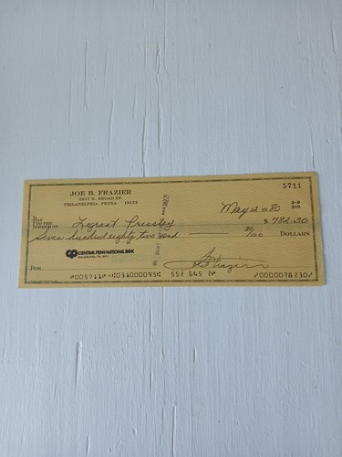 Joe frazier signed - joe,