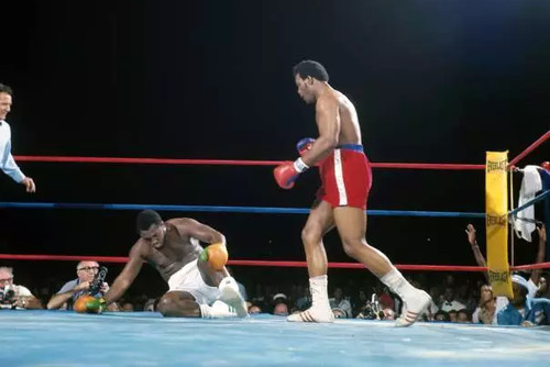 George foreman after round - foreman, 2