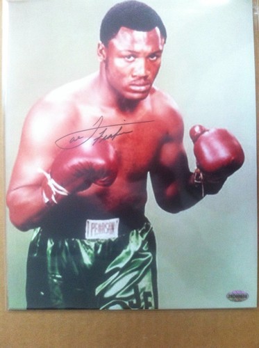 Signed joe frazier 8x10 color - signed,